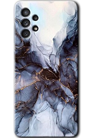 Galaxy A53 Kılıf HD Desen Baskılı Arka Kapak - Otantik Mermer 