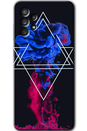 Galaxy A53 Kılıf HD Desen Baskılı Arka Kapak - Mekanik Duman 1 