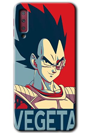 Galaxy A7 2018 Kılıf HD Desen Baskılı Arka Kapak - Vegeta 