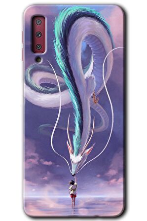 Galaxy A7 2018 Kılıf HD Desen Baskılı Arka Kapak - Dragon Snake 