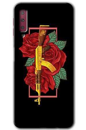 Galaxy A7 2018 Kılıf HD Desen Baskılı Arka Kapak - Bedel 
