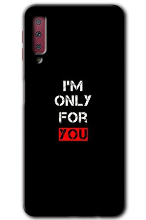 Galaxy A7 2018 Kılıf HD Desen Baskılı Arka Kapak - For You 