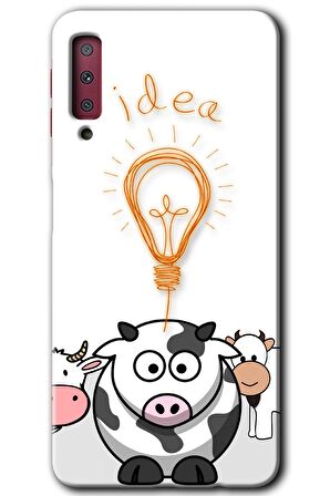 Galaxy A7 2018 Kılıf HD Desen Baskılı Arka Kapak - İdea Lamp 