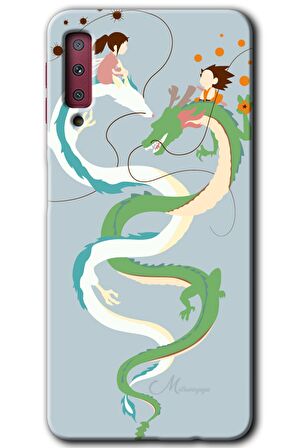 Galaxy A7 2018 Kılıf HD Desen Baskılı Arka Kapak - Snake Friendship 