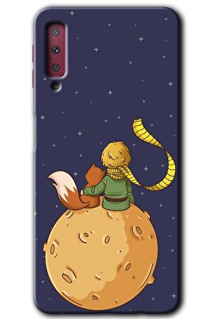 Galaxy A7 2018 Kılıf HD Desen Baskılı Arka Kapak - Küçük Prens 
