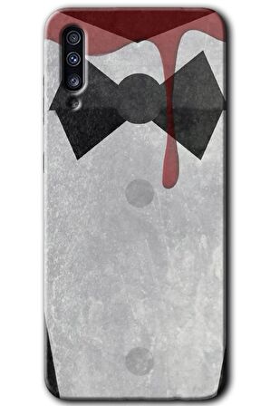 Galaxy A70 Kılıf HD Desen Baskılı Arka Kapak - Gentleman Blood 
