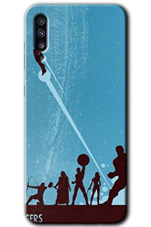 Galaxy A70s Kılıf HD Desen Baskılı Arka Kapak - Avengers Team 