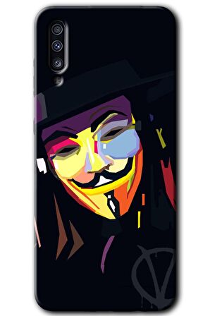 Galaxy A70s Kılıf HD Desen Baskılı Arka Kapak - Vendetta 