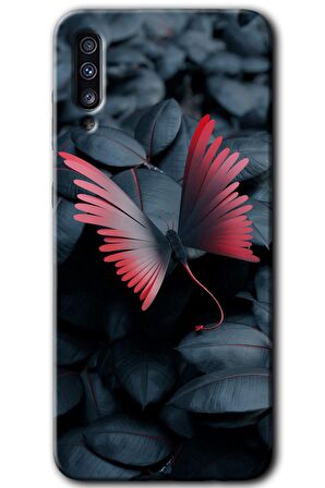 Galaxy A70s Kılıf HD Desen Baskılı Arka Kapak - Dark Butterfly 