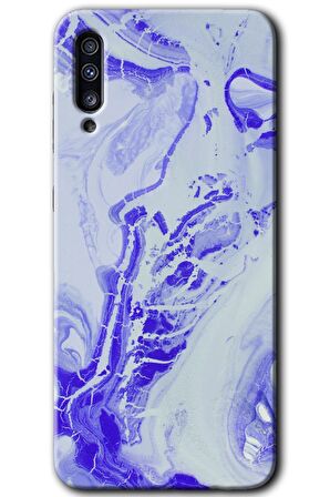 Galaxy A70s Kılıf HD Desen Baskılı Arka Kapak - Cranny Liquid Wall 