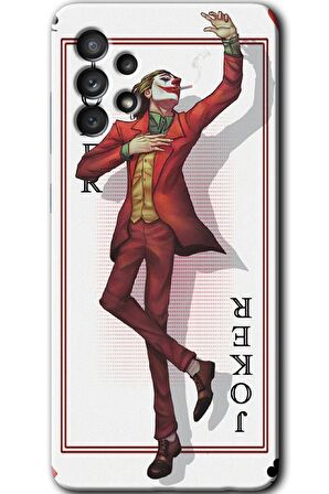 Galaxy A72 Kılıf HD Desen Baskılı Arka Kapak - Joker İskambil 