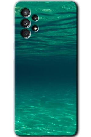 Galaxy A73 Kılıf HD Desen Baskılı Arka Kapak - Derin Deniz 