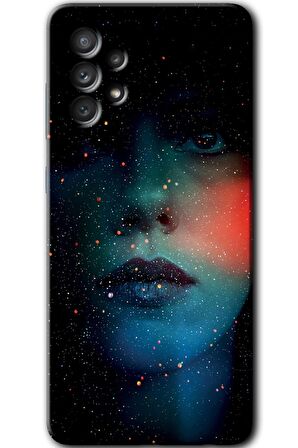 Galaxy A73 Kılıf HD Desen Baskılı Arka Kapak - Karanlık Kadın 