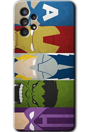 Galaxy A73 Kılıf HD Desen Baskılı Arka Kapak - Avengers-1 