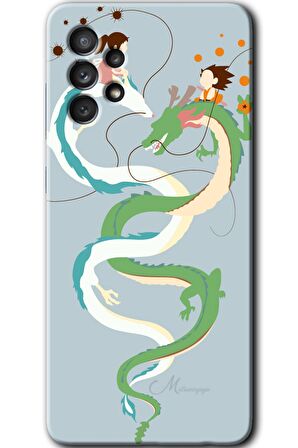 Galaxy A73 Kılıf HD Desen Baskılı Arka Kapak - Snake Friendship 