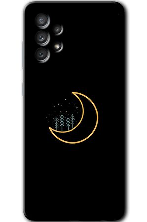 Galaxy A73 Kılıf HD Desen Baskılı Arka Kapak - İyi Geceler 