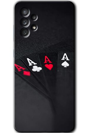 Galaxy A73 Kılıf HD Desen Baskılı Arka Kapak - Full As 