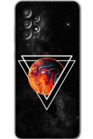 Galaxy A73 Kılıf HD Desen Baskılı Arka Kapak - Kızıl Gezegen 