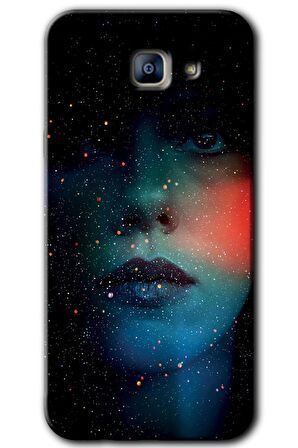 Galaxy A8 2016 Kılıf HD Desen Baskılı Arka Kapak - Karanlık Kadın 