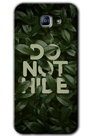 Galaxy A8 2016 Kılıf HD Desen Baskılı Arka Kapak - Do Not Hide 