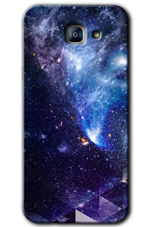 Galaxy A8 2016 Kılıf HD Desen Baskılı Arka Kapak - Galaksi 
