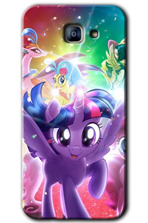 Galaxy A8 2016 Kılıf HD Desen Baskılı Arka Kapak - Pony 