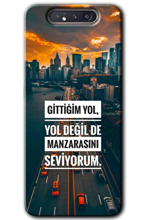 Galaxy A80 Kılıf HD Desen Baskılı Arka Kapak - Manzara Seviyorum 