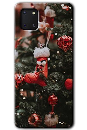 Galaxy A81 Kılıf HD Desen Baskılı Arka Kapak - Happy New Year 