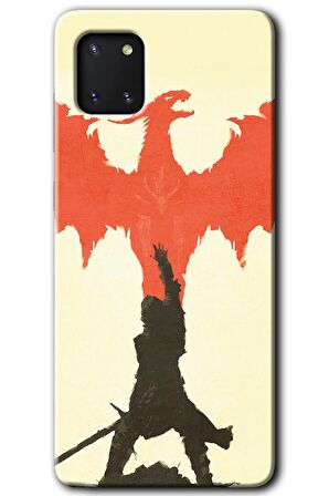 Galaxy A81 Kılıf HD Desen Baskılı Arka Kapak - Dragon Hunter 1 
