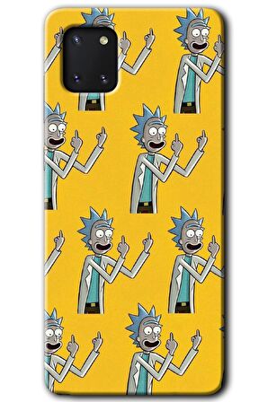Galaxy A81 Kılıf HD Desen Baskılı Arka Kapak - Rick Felsefesi 
