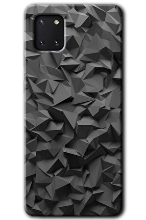 Galaxy A81 Kılıf HD Desen Baskılı Arka Kapak - Dark Broke 