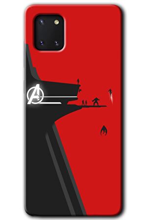 Galaxy A81 Kılıf HD Desen Baskılı Arka Kapak - Avengers Tower 