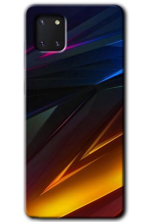 Galaxy A81 Kılıf HD Desen Baskılı Arka Kapak - Stranger Lines 