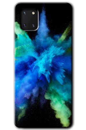 Galaxy A81 Kılıf HD Desen Baskılı Arka Kapak - Karışım 1 