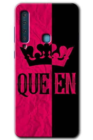 Galaxy A9 2018 Kılıf HD Desen Baskılı Arka Kapak - Queen 