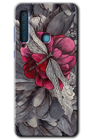 Galaxy A9 2018 Kılıf HD Desen Baskılı Arka Kapak - kelebek Ömrü 