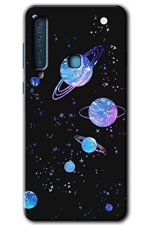 Galaxy A9 2018 Kılıf HD Desen Baskılı Arka Kapak - Samanyolu Galaksi 