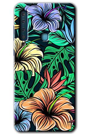 Galaxy A9 2018 Kılıf HD Desen Baskılı Arka Kapak - Hibiscus Flowers 