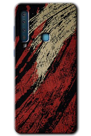 Galaxy A9 2018 Kılıf HD Desen Baskılı Arka Kapak - Kumaş Deseni 6 