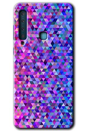 Galaxy A9 2018 Kılıf HD Desen Baskılı Arka Kapak - Pixel Mozaik 