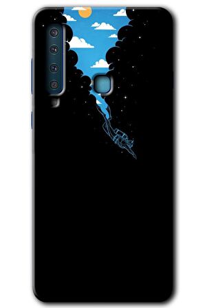 Galaxy A9 2018 Kılıf HD Desen Baskılı Arka Kapak - Derinlere Yolculuk 