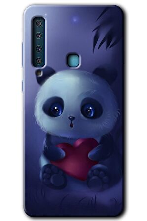 Galaxy A9 2018 Kılıf HD Desen Baskılı Arka Kapak - Bebek Panda 