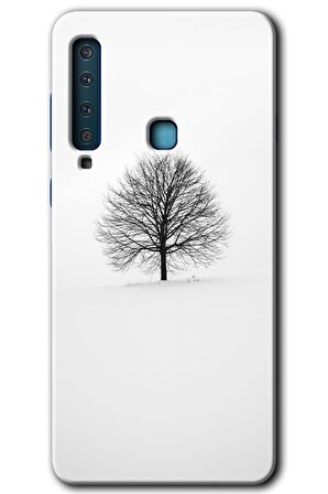 Galaxy A9 2018 Kılıf HD Desen Baskılı Arka Kapak - Alone Tree 