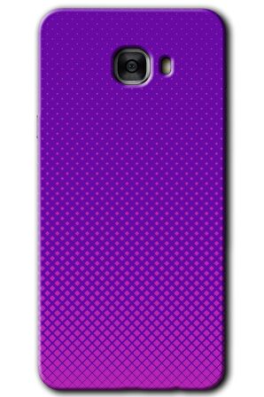 Galaxy C7 Kılıf HD Desen Baskılı Arka Kapak - Semantic 