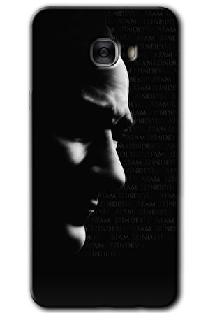 Galaxy C7 Kılıf HD Desen Baskılı Arka Kapak - Atam İzindeyiz 