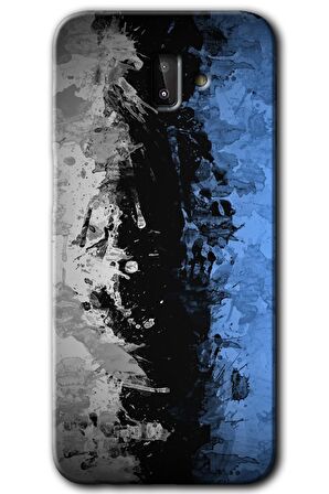 Galaxy J8 Kılıf HD Desen Baskılı Arka Kapak - Abstract Wallpaper 