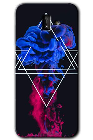 Galaxy J8 Kılıf HD Desen Baskılı Arka Kapak - Mekanik Duman 1 