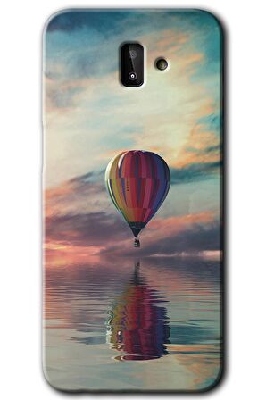 Galaxy J8 Kılıf HD Desen Baskılı Arka Kapak - Zeplin 