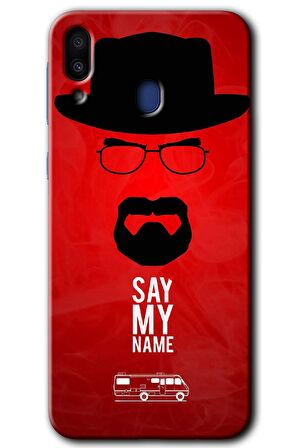 Galaxy M10 Kılıf HD Desen Baskılı Arka Kapak - Say My Name 