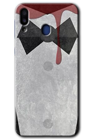 Galaxy M10 Kılıf HD Desen Baskılı Arka Kapak - Gentleman Blood 